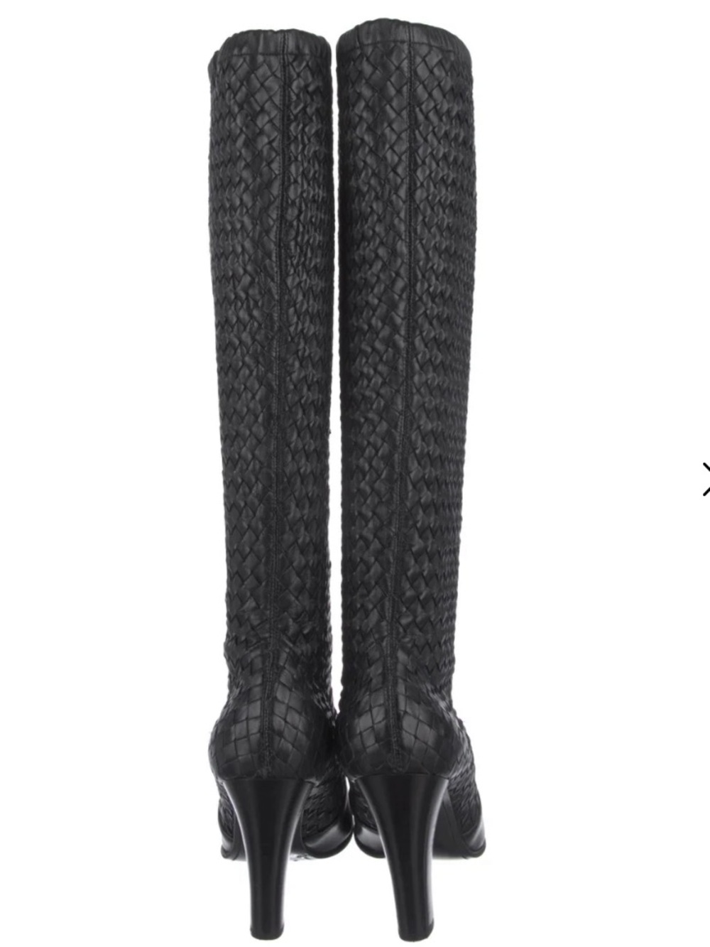 Bottega Veneta Black High-Heel Knee Boot - Picture 3 of 5